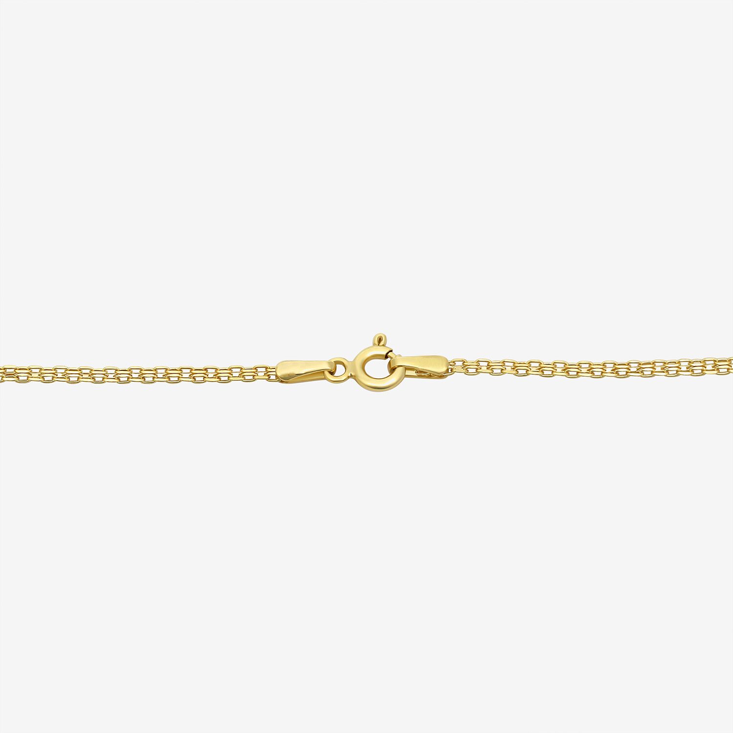 Womens 10K Gold 20 Inch Link Chain Necklace