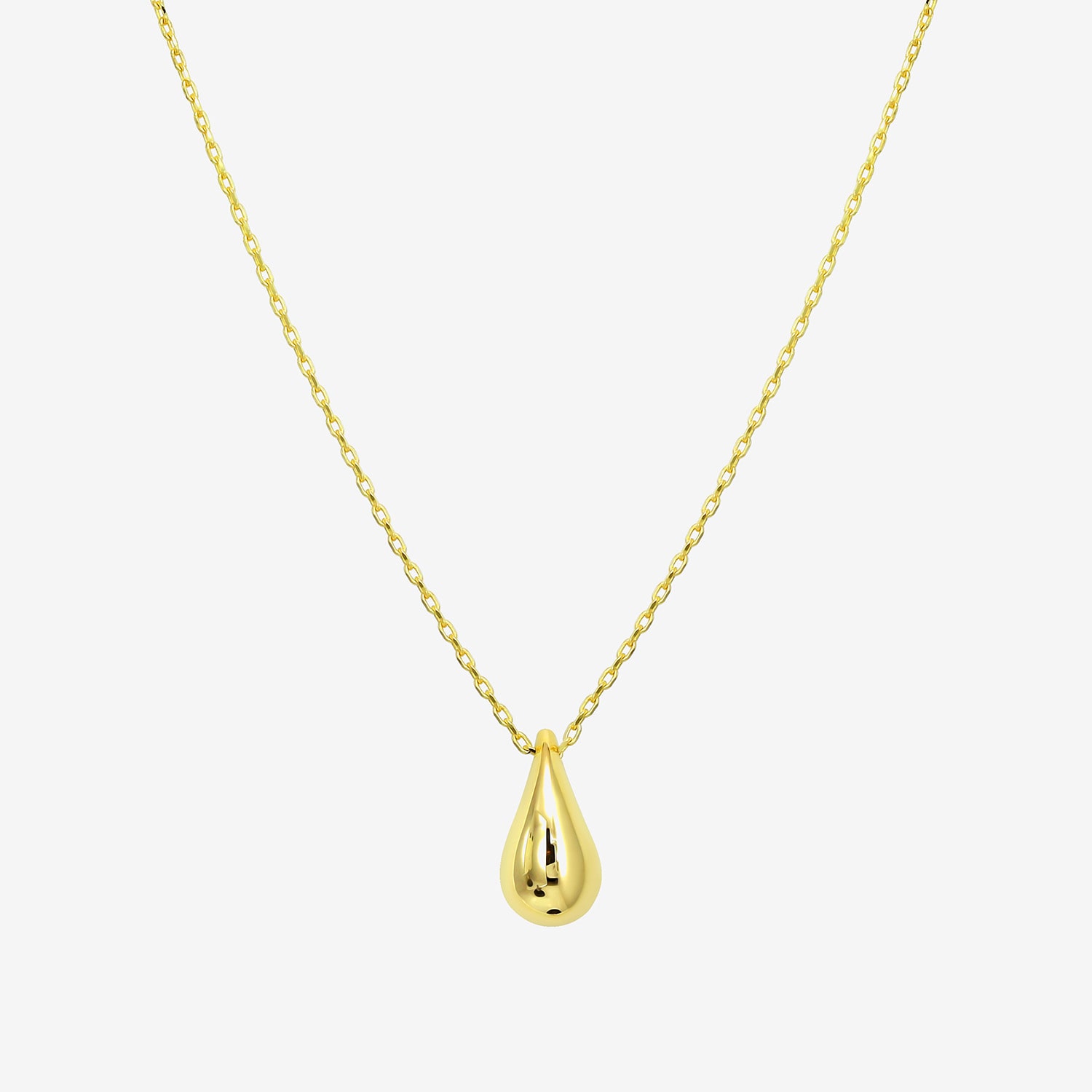 Gold Addiction Womens 10K Gold Inch Pendant Necklace