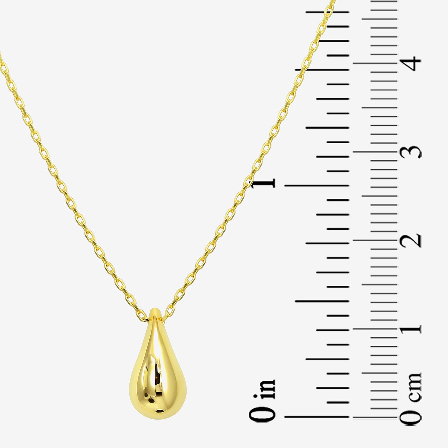 Gold Addiction Womens 10K Gold Inch Pendant Necklace