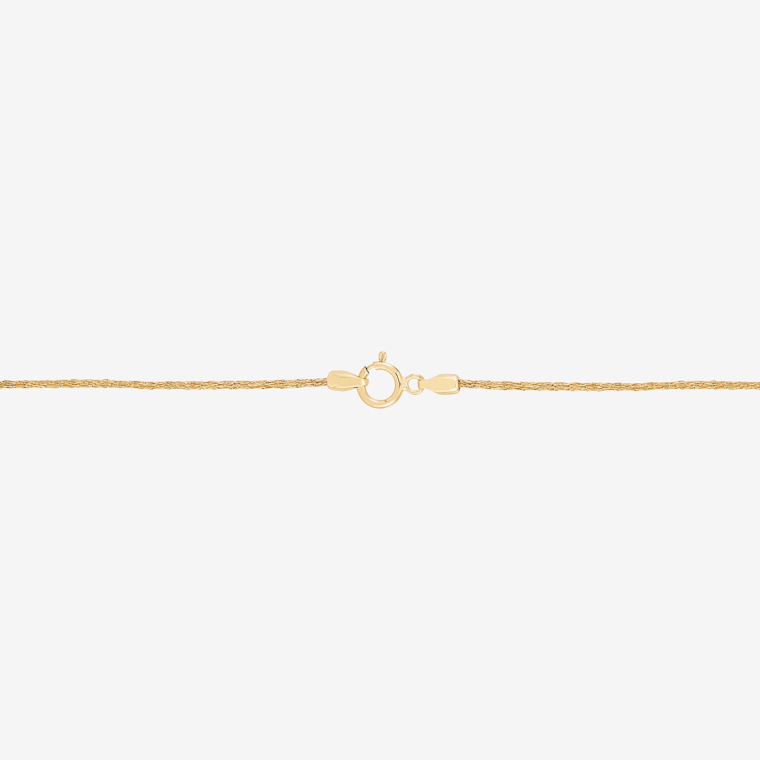 Made in Italy Womens 10K Gold 18 Inch Link Chain Necklace