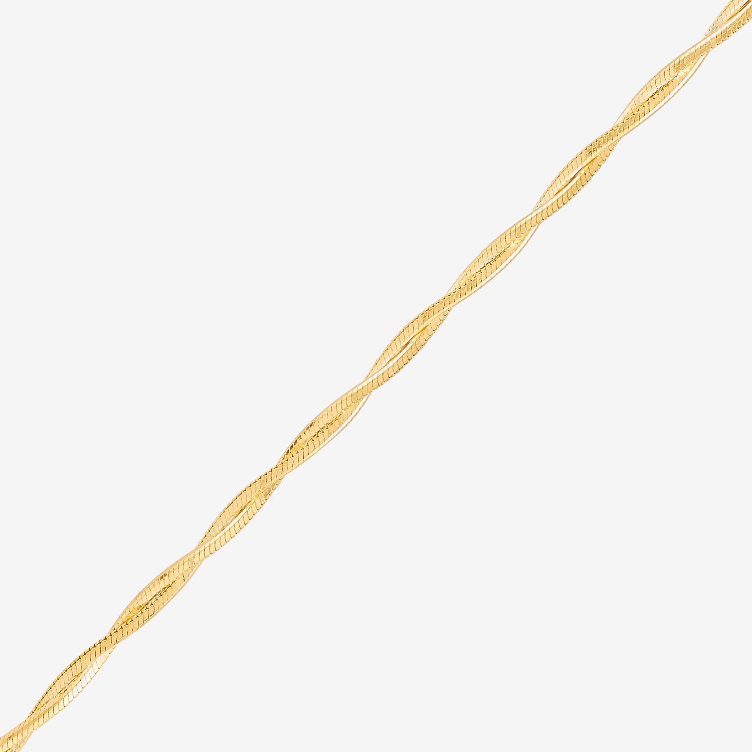 Made in Italy Womens 24K Gold Over Silver 20 Inch Link Chain Necklace