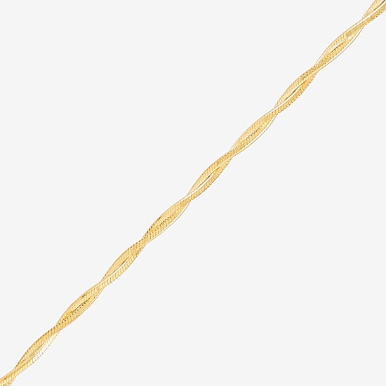 Made in Italy Womens 24K Gold Over Silver 20 Inch Link Chain Necklace