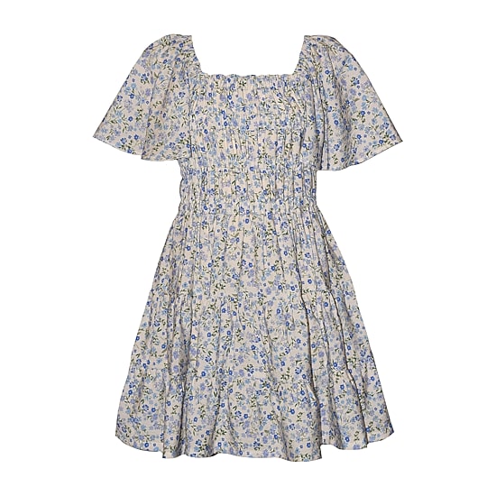 Bonnie Jean Big Kid Girls Flutter Short Sleeve A-Line Dress