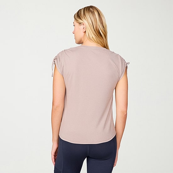 Free Country Womens Crew Neck Short Sleeve Stretch Fabric Active T-Shirt