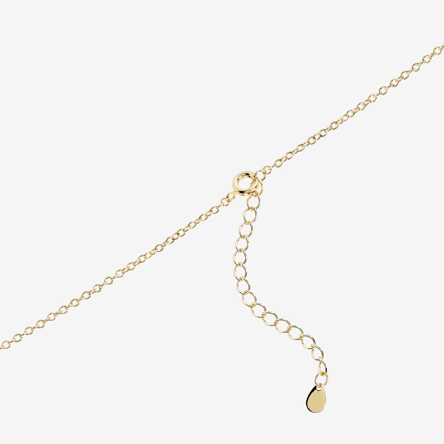 Silver Reflections Womens 14K Gold Over Brass 16 Inch Pendant Necklace