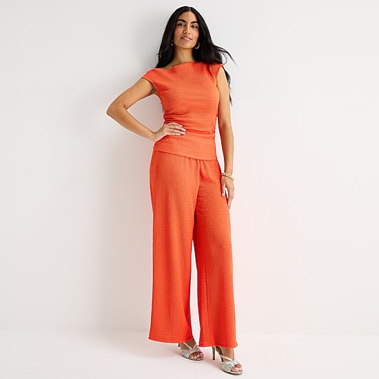 Bold Elements Womens Asymmetrical Neck Short Sleeve Blouse