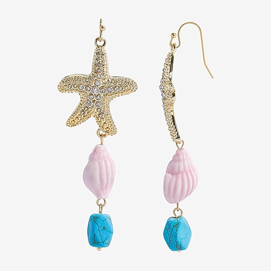 Bijoux Bar Womens Drop Earrings