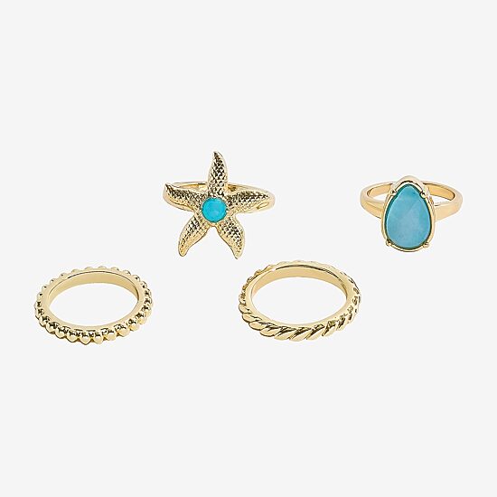 Bijoux Bar Delicates Womens Ring Set