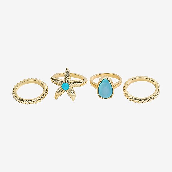 Bijoux Bar Delicates Womens Ring Set