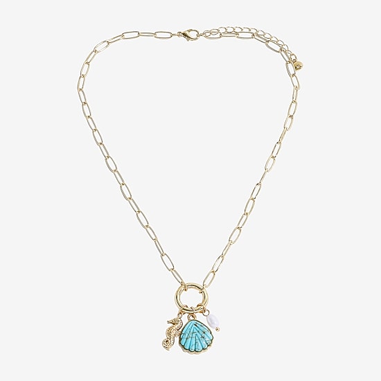 Bijoux Bar Delicates Womens 16 Inch Pendant Necklace