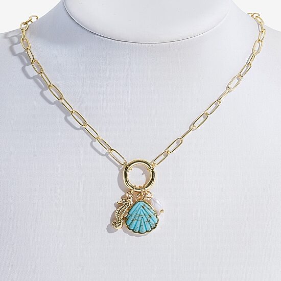 Bijoux Bar Delicates Womens 16 Inch Pendant Necklace