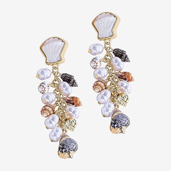 Bijoux Bar Delicates Womens Drop Earrings
