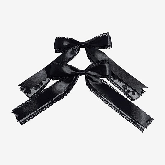 Arizona Black Lace 2-pc. Hair Bow