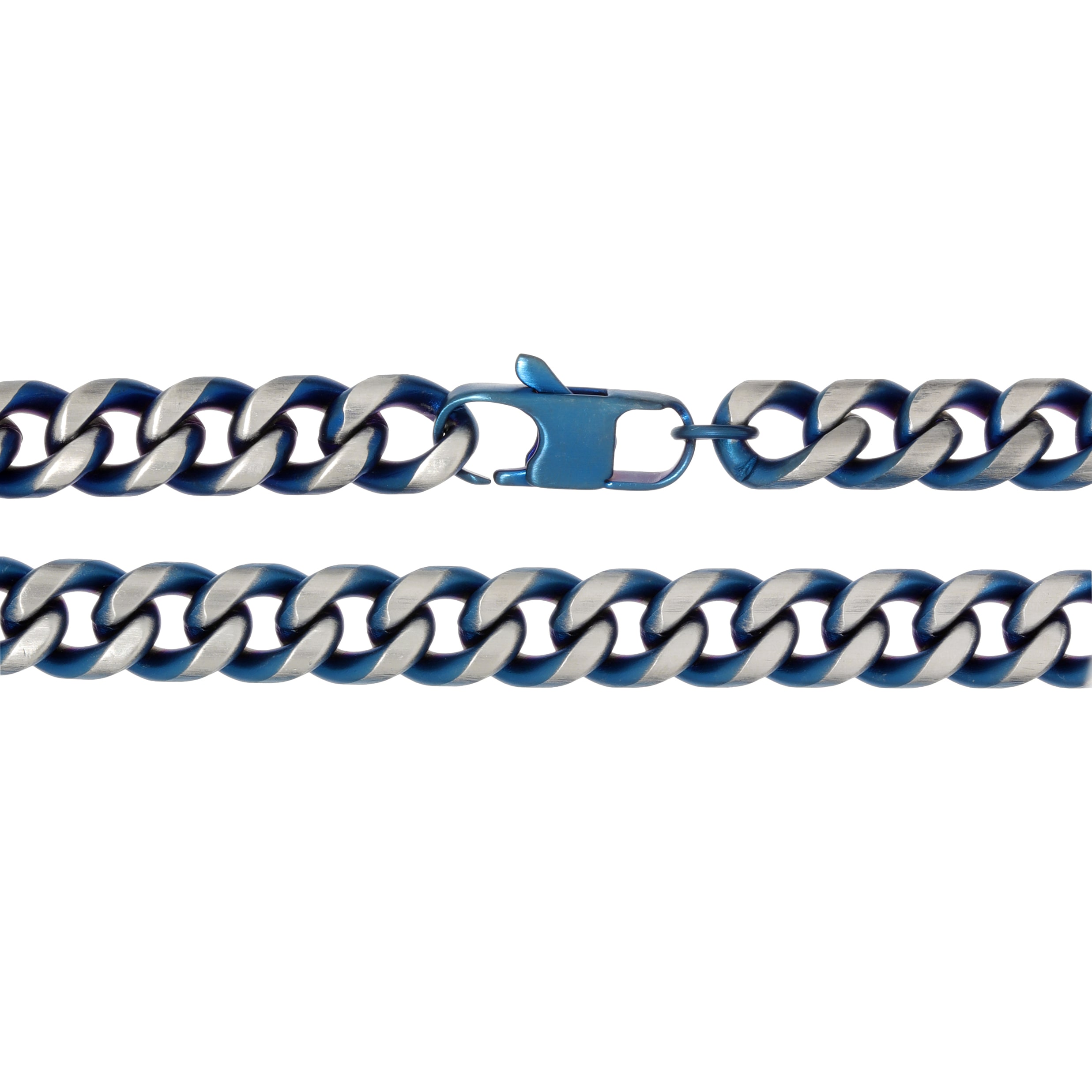 Mens Stainless Steel Inch Curb Chain Necklace