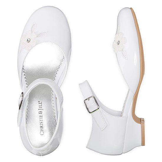 Christie & Jill Little & Big Kid Heaven Girls Round Closed Toe Mary Jane Shoes