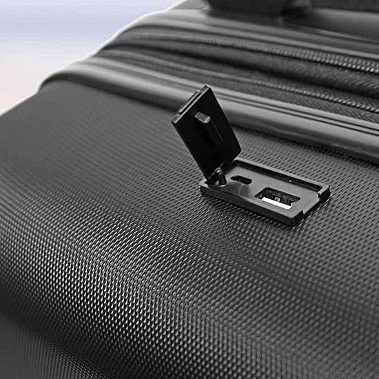 Dukap Intely 20 Inch Hardside Expandable Lightweight Carry-On Spinner Luggage
