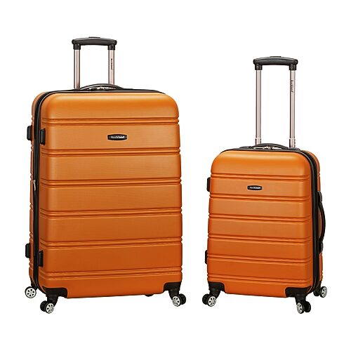 Rockland Melbourne 2-pc. Hardside Spinner Luggage Set, One Size, Orange