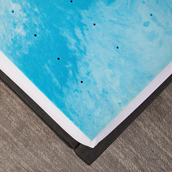 Bodipedic™ Home 3 Inch Gel Swirl Memory Foam Topper