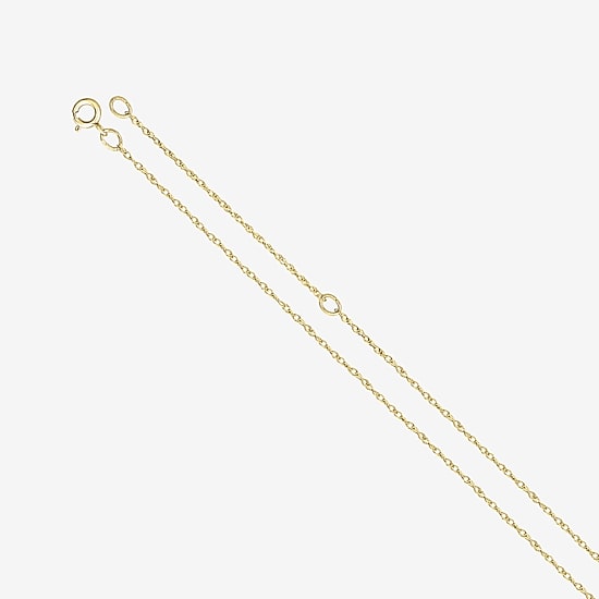Personalized Womens 24K Gold Over Silver 18 Inch Name Necklace