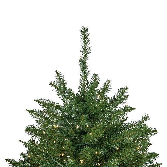 Northlight Rockwood Artificial  Clear Led Lights 7 1/2 Foot Pre-Lit Pine Christmas Tree