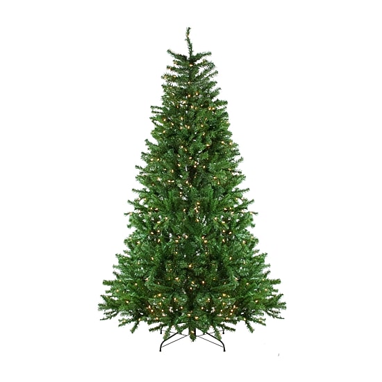 Northlight Slim Waterton Spruce Artificial Clear Lights 7 1/2 Foot Pre-Lit Christmas Tree