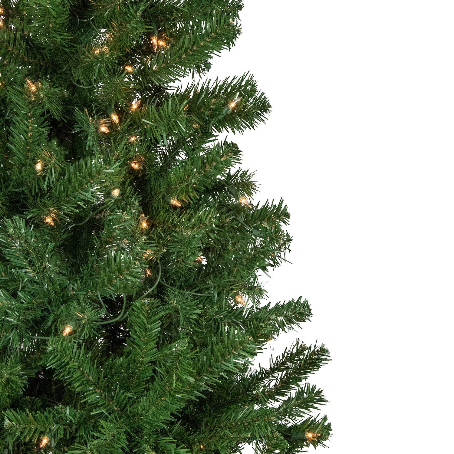 Northlight Norfolk Spruce Artificial  Clear Lights 7 Foot Pre-Lit Christmas Tree