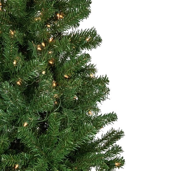 Northlight Norfolk Spruce Artificial  Clear Lights 7 Foot Pre-Lit Christmas Tree