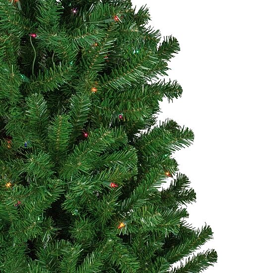 Northlight Norfolk Spruce Artificial  Multi Lights 7 Foot Pre-Lit Christmas Tree