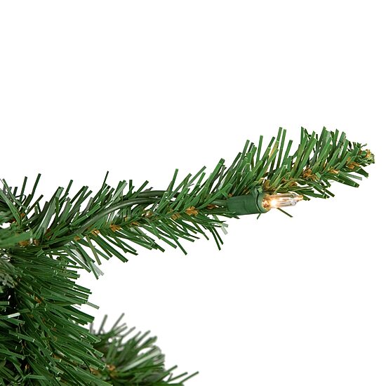 Northlight Pencil White River Artificial Clear Lights 7 1/2 Foot Pre-Lit Fir Christmas Tree