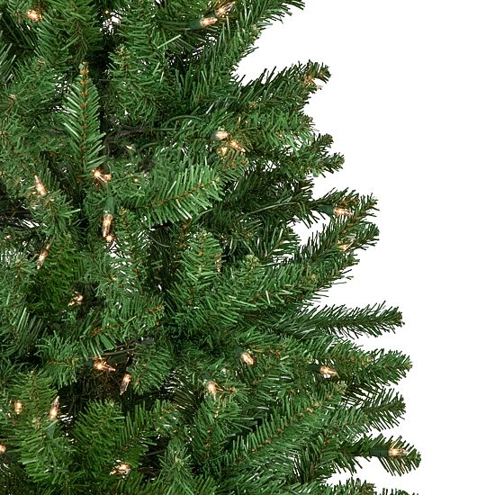 Northlight Pencil White River Artificial Clear Lights 7 1/2 Foot Pre-Lit Fir Christmas Tree