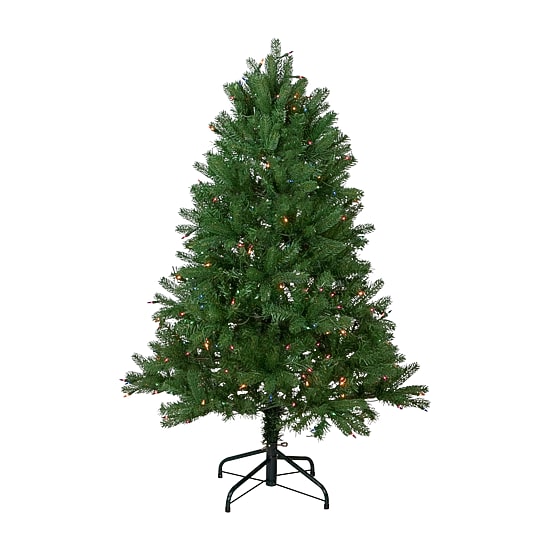 Northlight Full Sierra Noble Artificial  Multi Lights 4 Foot Pre-Lit Fir Christmas Tree
