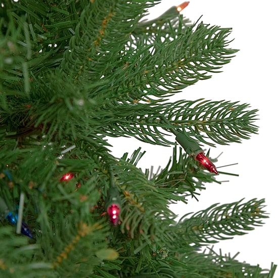Northlight Full Sierra Noble Artificial  Multi Lights 4 Foot Pre-Lit Fir Christmas Tree