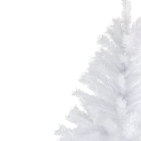 Northlight Full Icy White Spruce Artificial Unlit 7 Foot Christmas Tree