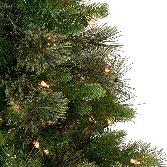 Northlight Kingston Cashmere Full Artificial  Clear Lights 3 Foot Pre-Lit Pine Christmas Tree