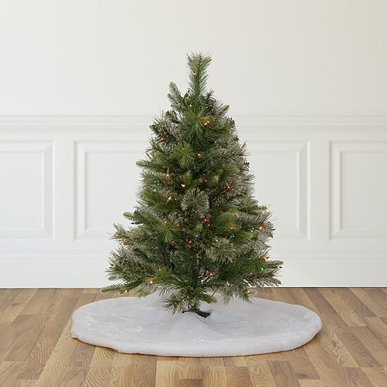 Northlight Kingston Cashmere Full Artificial Multi Lights 3 Foot Pre-Lit Pine Christmas Tree