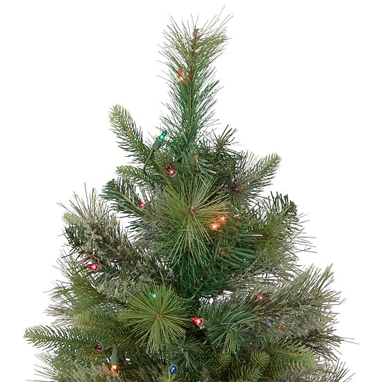 Northlight Kingston Cashmere Full Artificial Multi Lights 3 Foot Pre-Lit Pine Christmas Tree