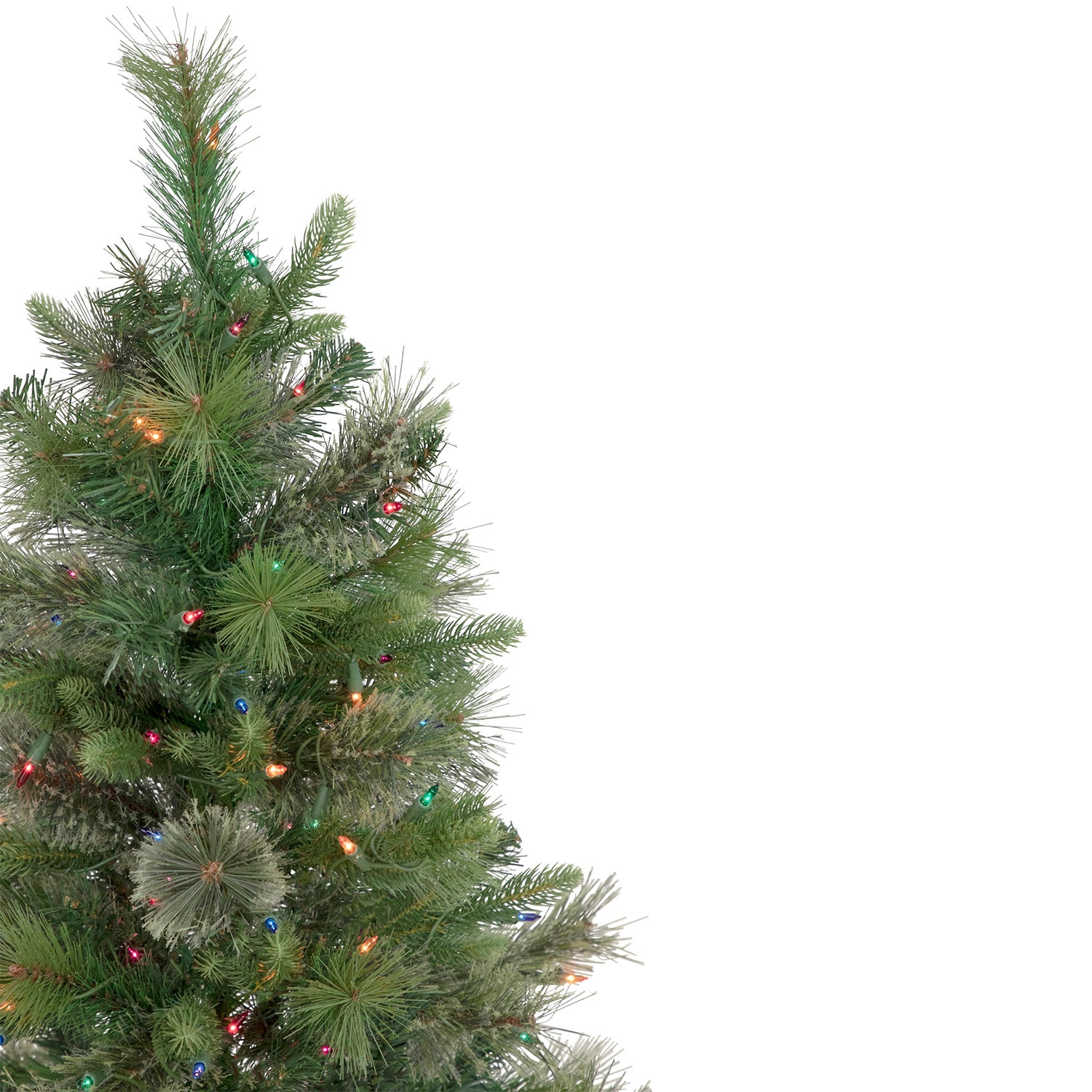 Northlight Kingston Cashmere Full Artificial Multi Lights 3 Foot Pre-Lit Pine Christmas Tree
