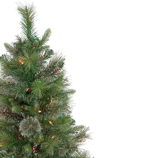 Northlight Kingston Cashmere Full Artificial Multi Lights 3 Foot Pre-Lit Pine Christmas Tree