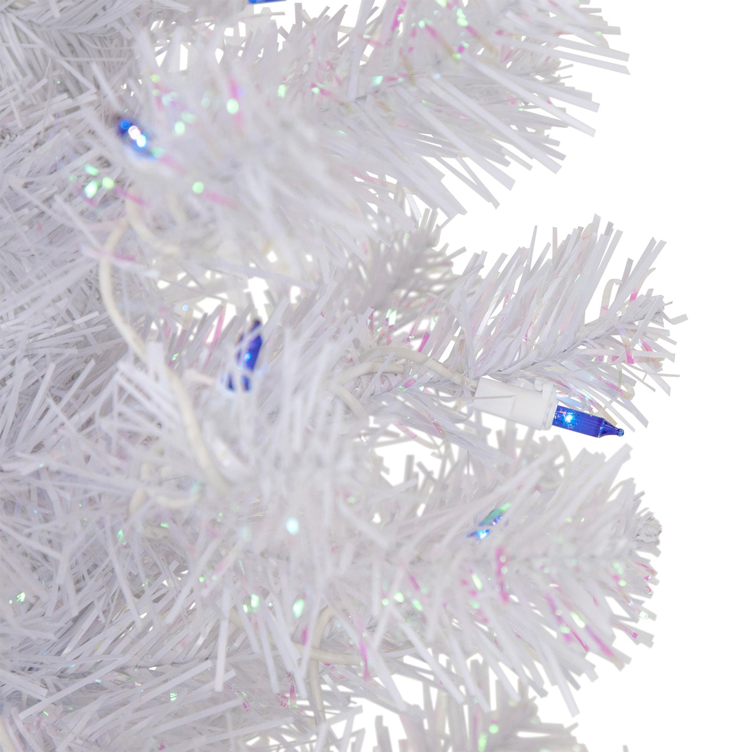 Northlight Rockport White Artificial Lights Foot Pre-Lit Pine Christmas Tree