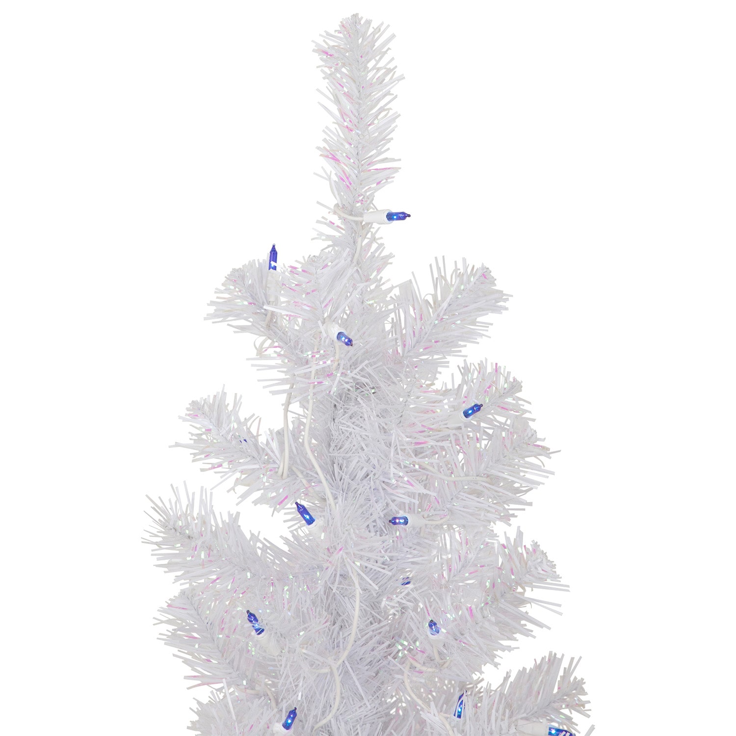 Northlight Rockport White Artificial Lights Foot Pre-Lit Pine Christmas Tree