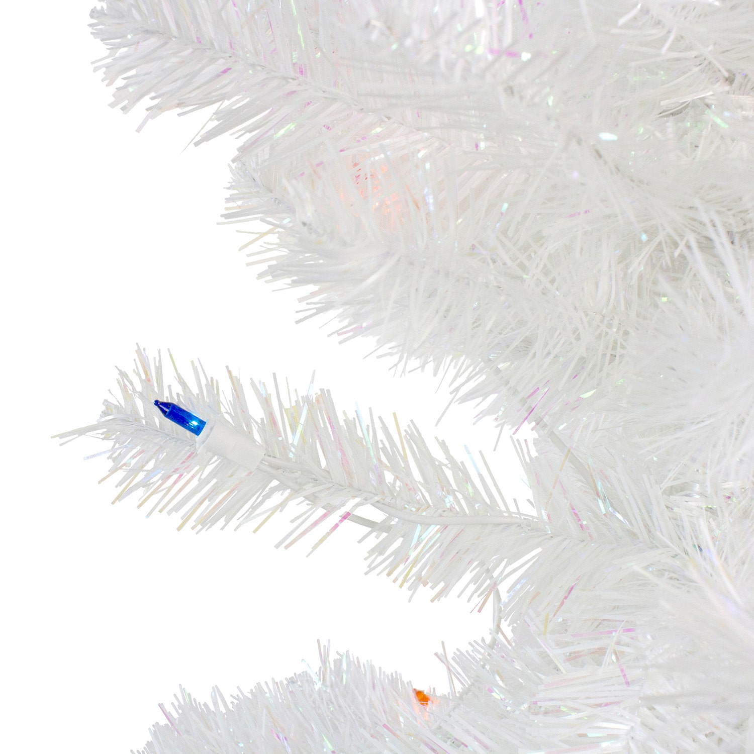 Northlight White Slim Artificial Lights 4 Foot Pre-Lit Pine Christmas Tree
