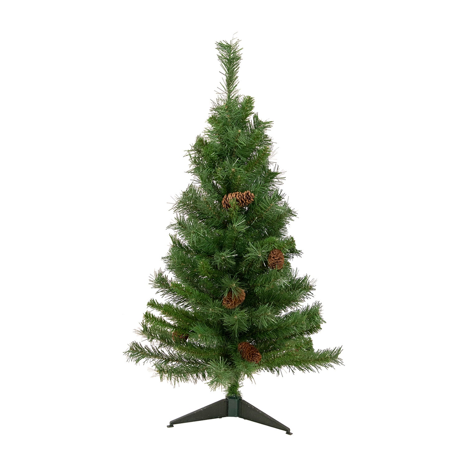Northlight Medium Black River Artificial Unlit 3 Foot Pine Christmas Tree
