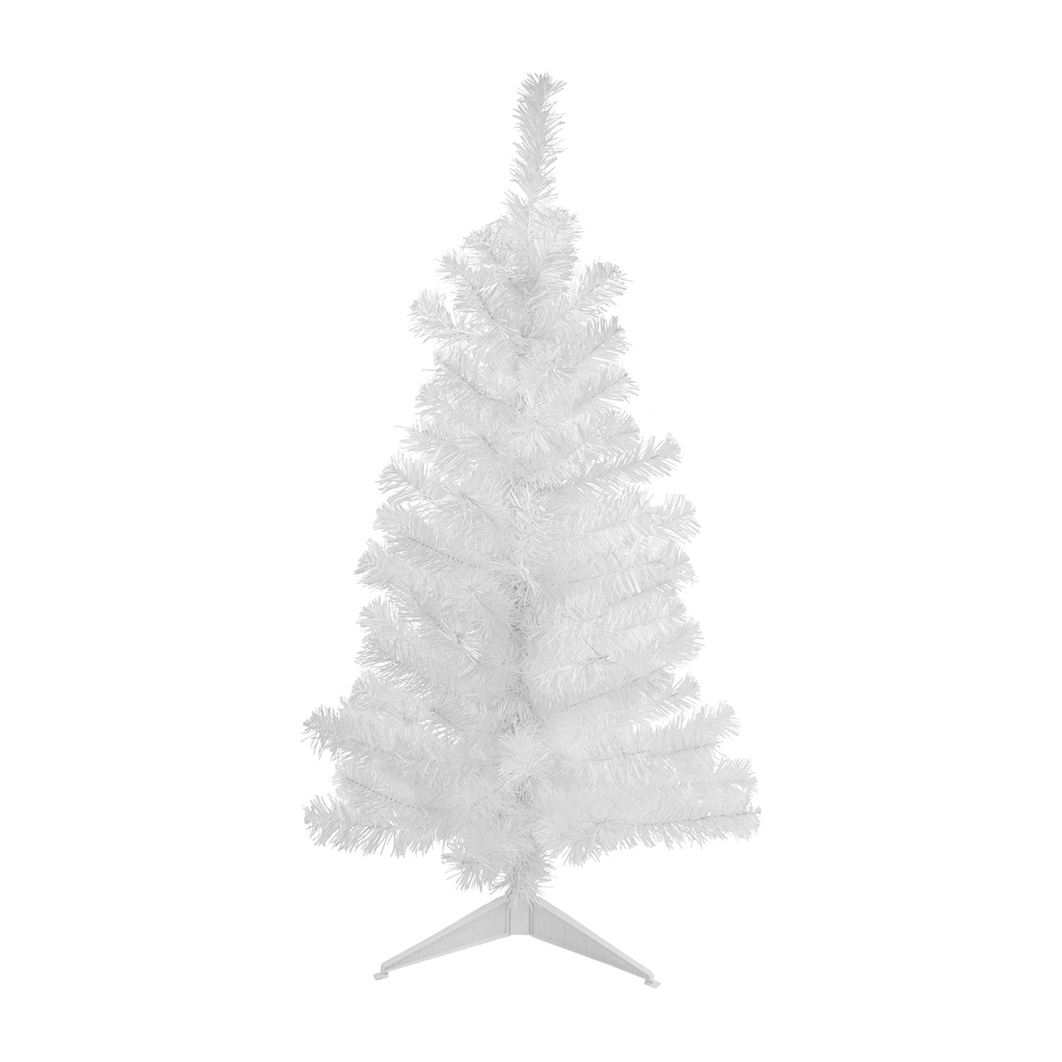Northlight Slim White Artificial Unlit Foot Pine Christmas Tree