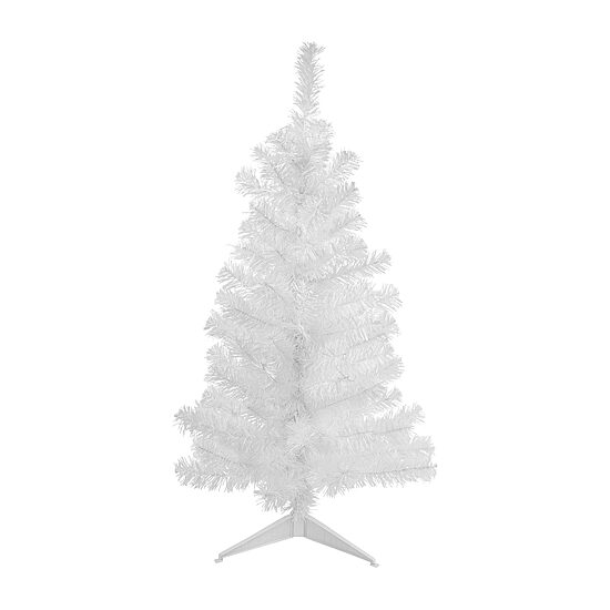Northlight Slim White Artificial Unlit 3 Foot Pine Christmas Tree