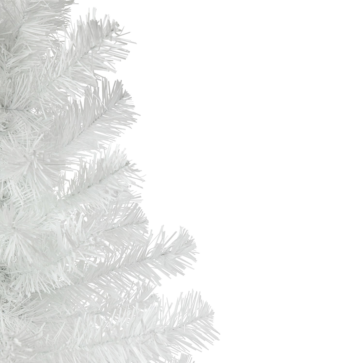 Northlight Slim White Artificial Unlit Foot Pine Christmas Tree