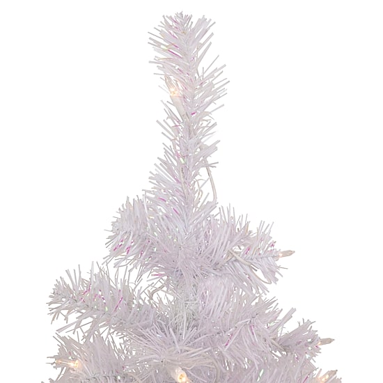Northlight Rockport White Artificial  Clear Lights 2 Foot Pre-Lit Pine Christmas Tree