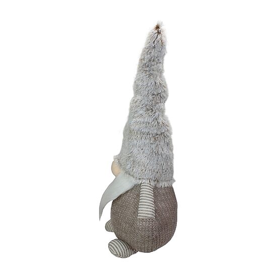 Northlight 23.5in Led Lighted Brown And White Knit  Christmas Christmas Gnome