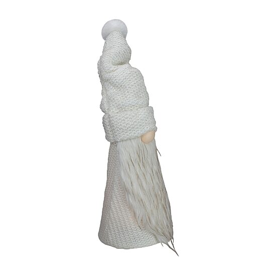 Northlight 20in Led Lighted White Knit  Christmas Christmas Gnome