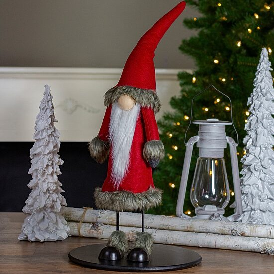 Northlight 17in Red And White Santa  Christmas Figurine Christmas Gnome