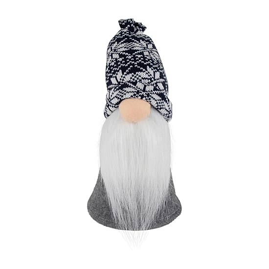 Northlight 8in Big Nose Plush Blue Santa  Christmas Christmas Gnome